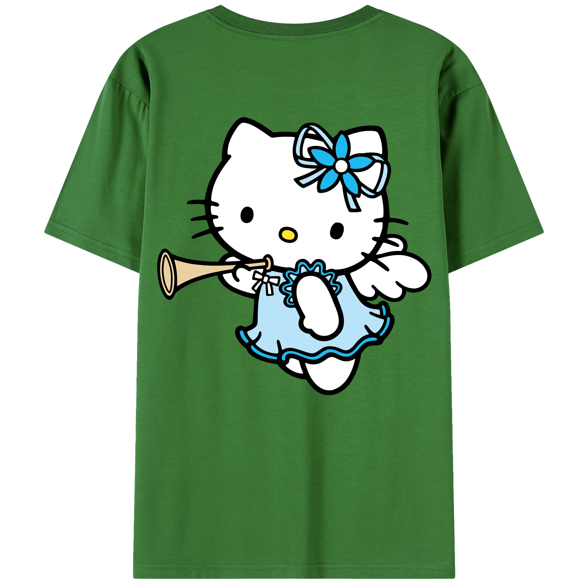 （画像用） Hello Kitty ハローキティ レディース半袖Tシャツ(バックプリント)